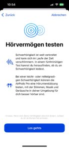 Apple Hörgerät-Feature