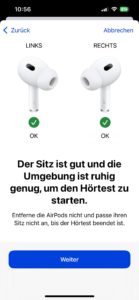 Apple Hörgerät-Feature