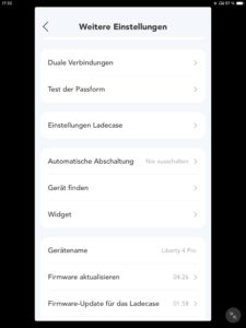 Einstellungen II_Soundcore App