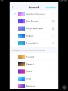 Klangregelung III_Soundcore App
