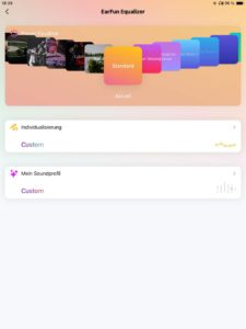 Klangregelung I_EarFun Audio App