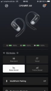 Shokz OpenFit Air App