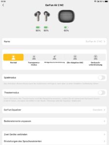 EarFun Audio-App